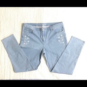 Michael Kors Embroidered Jeans
